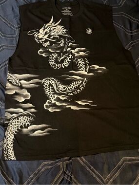 Ninth Hall Black Dragon Graphic Tank Top